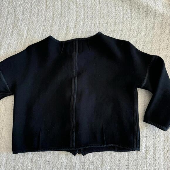 Madewell Scuba Black Cropped Jacket - Size XS - Picture 8 of 8